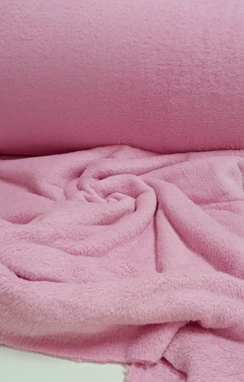 imagen de Corderito soft doble rosa bebe