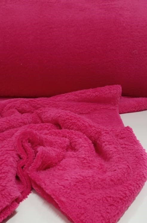 imagen de Corderito soft doble fucsia