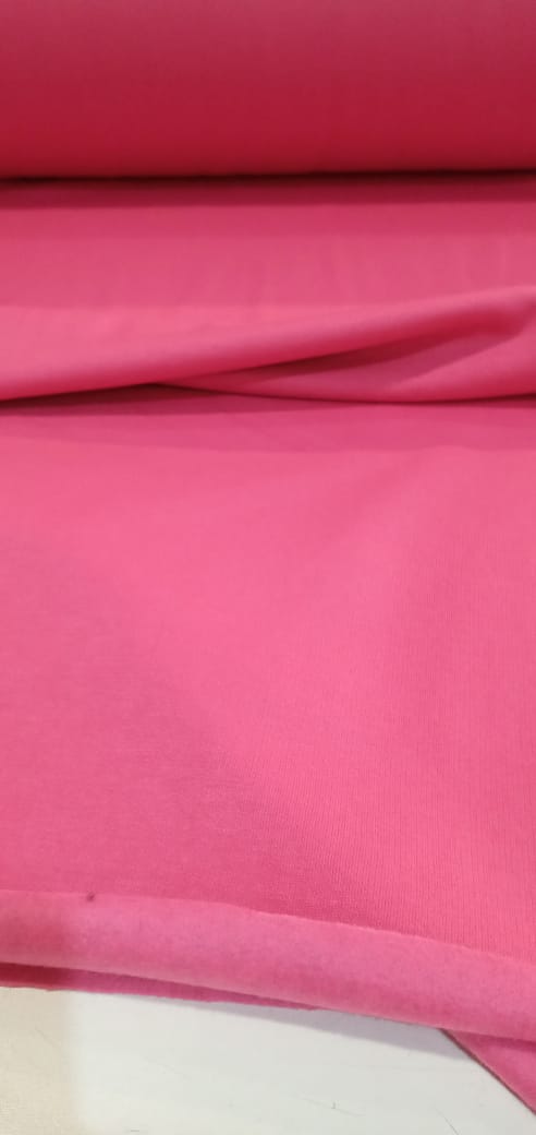 imagen de Frisa (tela de jogging) de algodón  fucsia