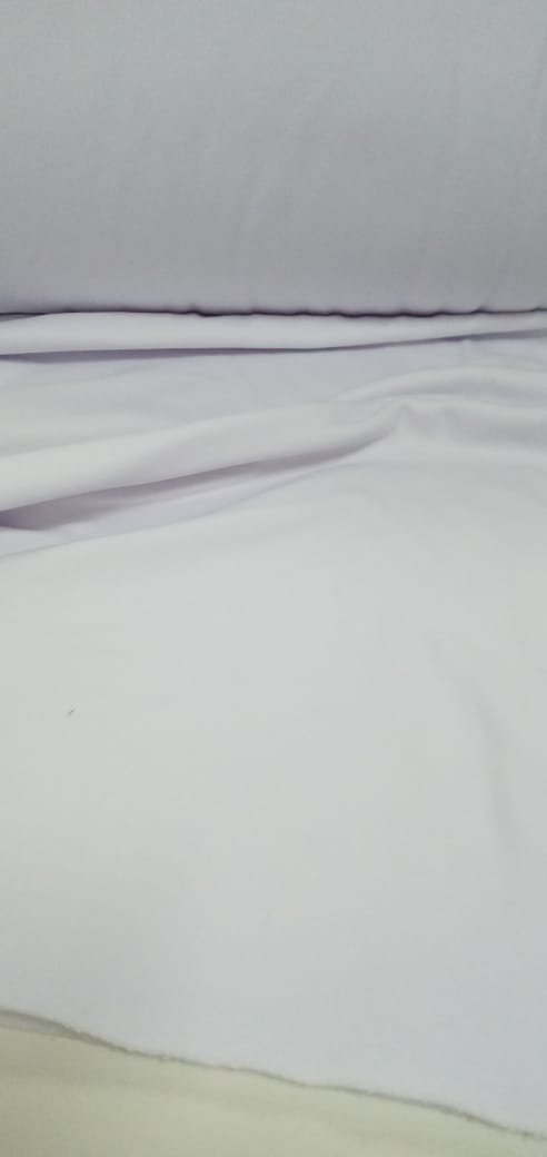 imagen de Frisa (tela de jogging) de algodón blanca