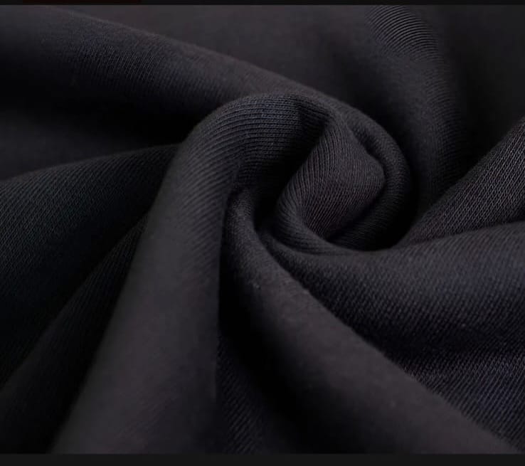 imagen de Frisa de algodon ( tela de jogging) negro