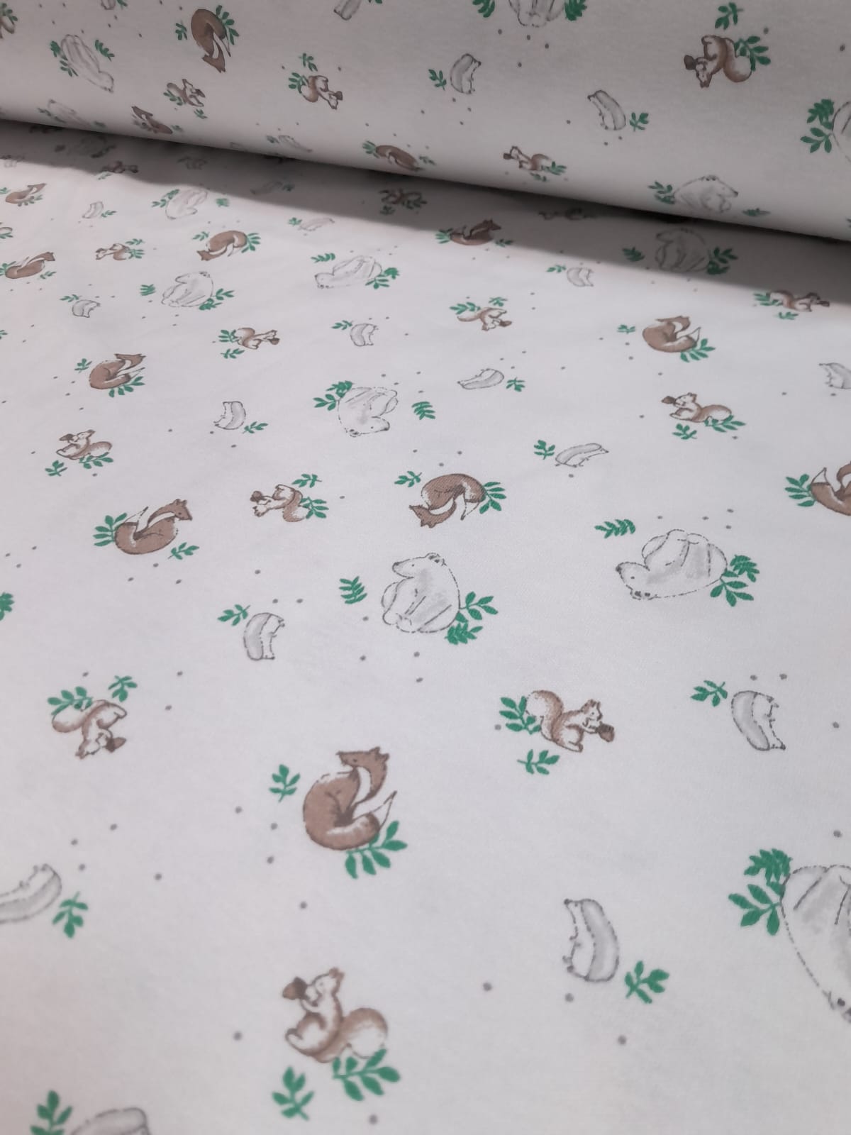 imagen de Interlock estampado osito polar