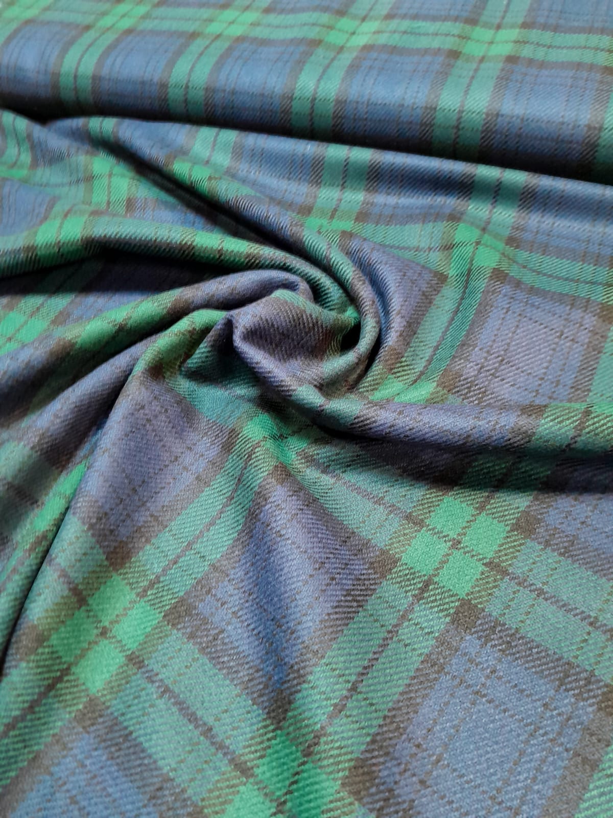 imagen de Cuadro kilt azul y verde