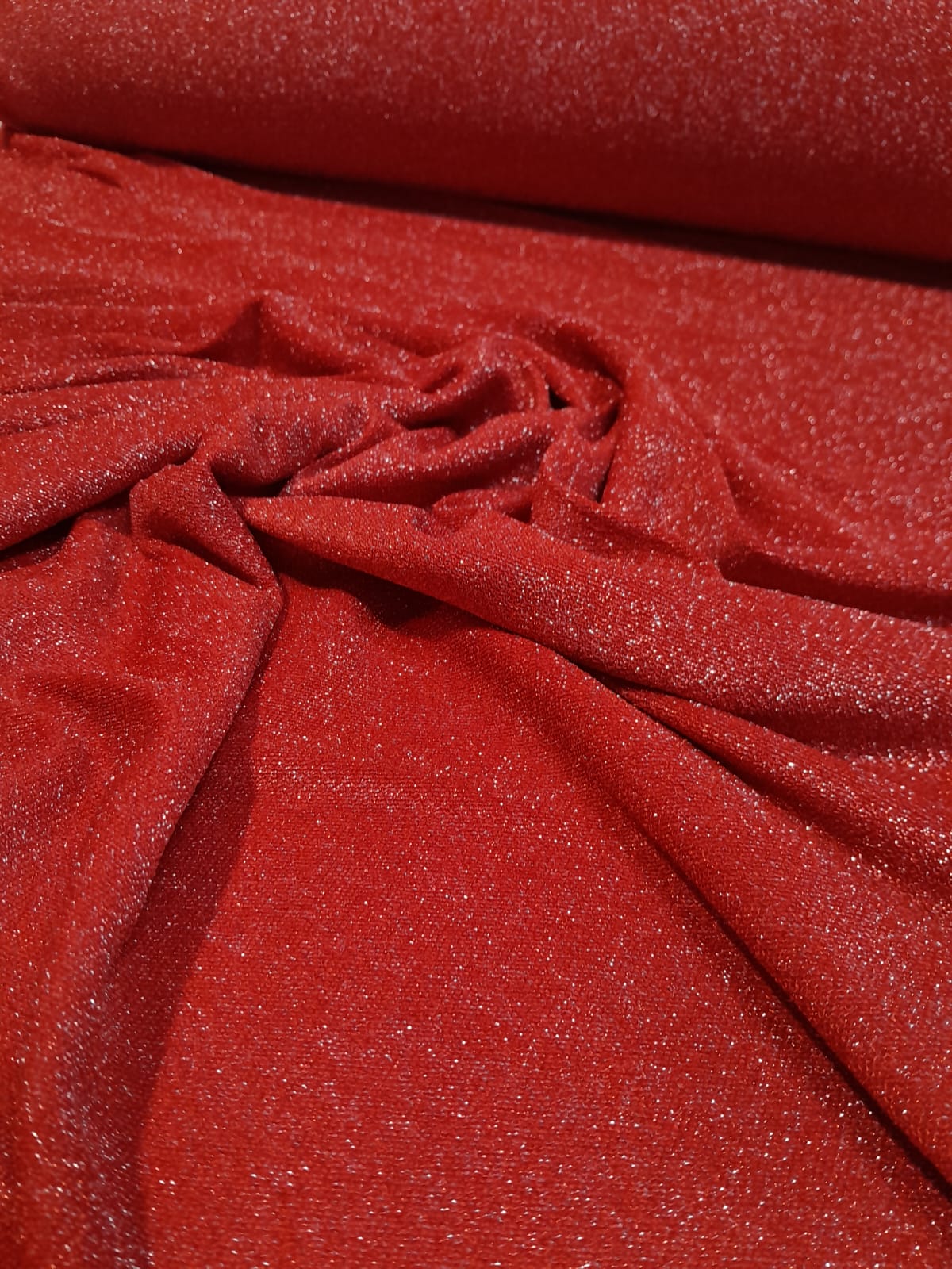 imagen de Lurex con lycra rojo