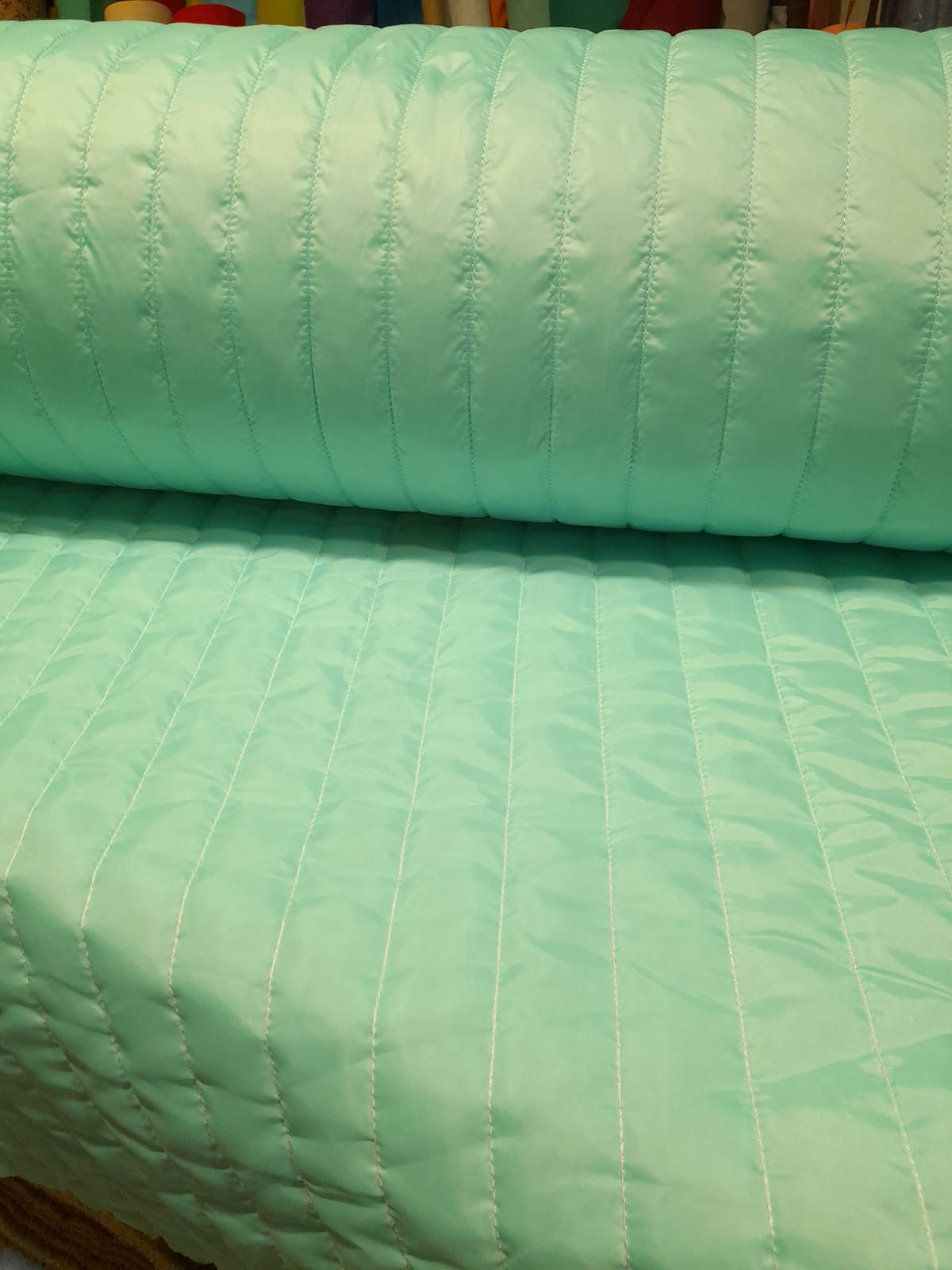 imagen de Matelasse liso verde agua