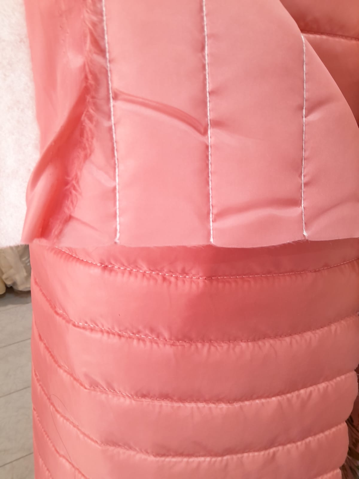 imagen de Matelasse liso rosa viejo
