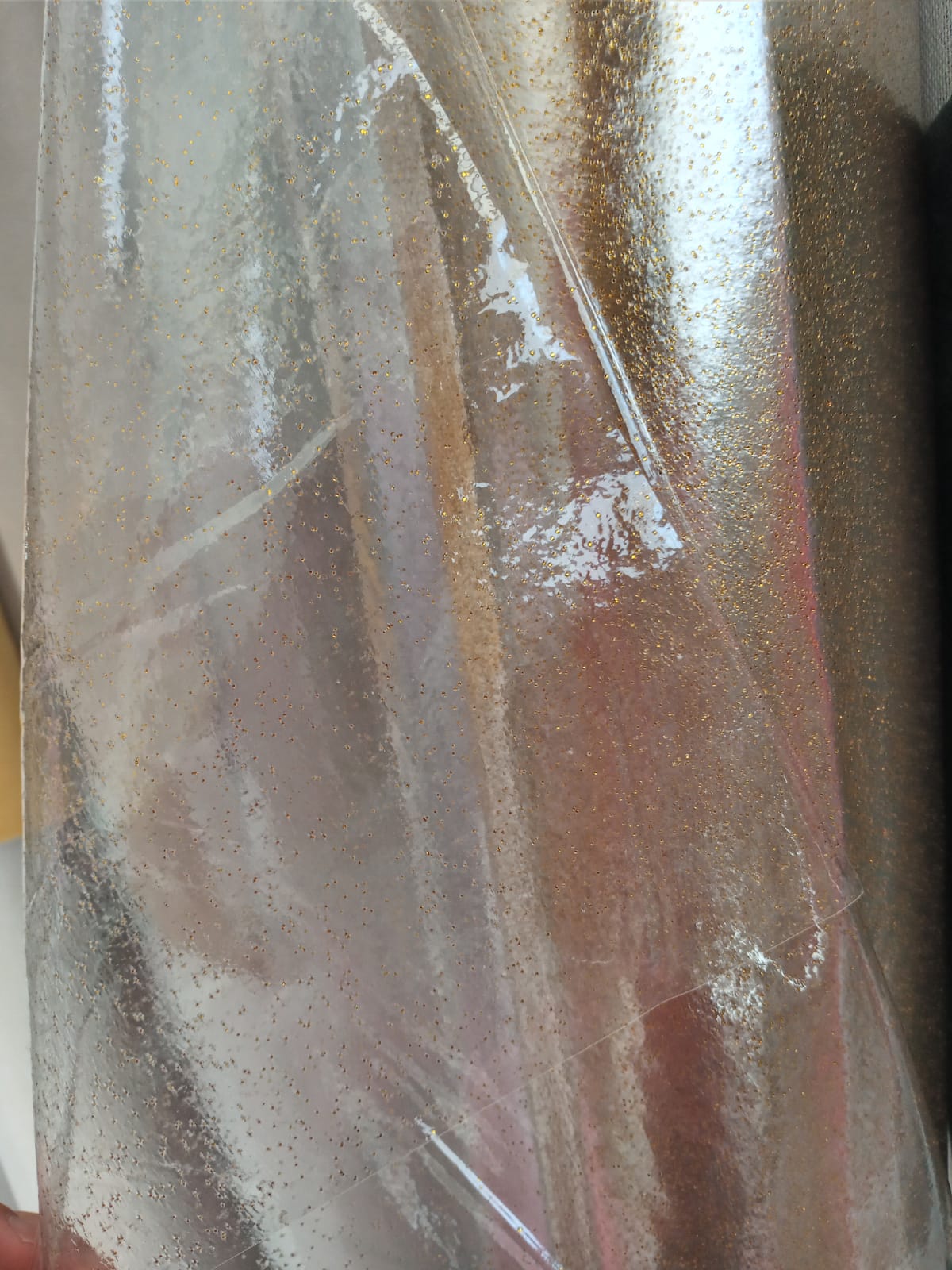imagen de Nylon con Glitter Dorado