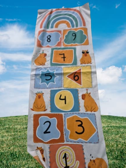 imagen de Paño gabardina rayuela 03