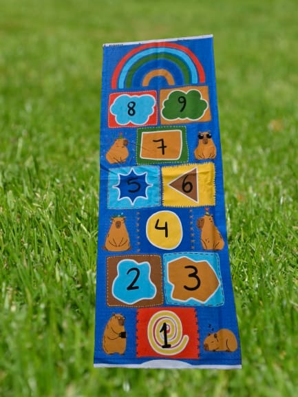 imagen de Paño gabardina rayuela 02