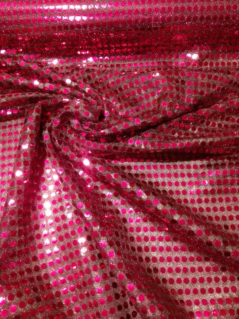 imagen de Simil Paiet Fucsia, fondo negro