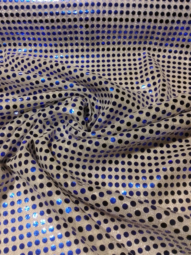 imagen de Simil Paiet blanco, lentejuela azul