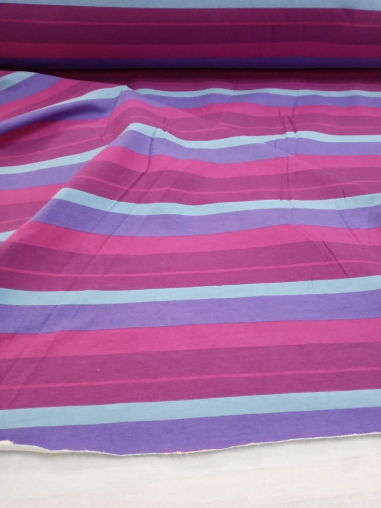 imagen de Rustico de algodón para jogging elastizado rayado