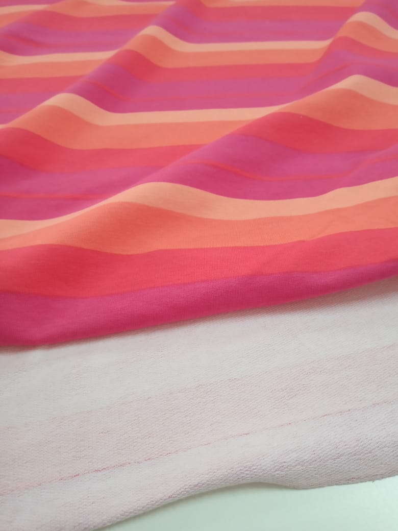 imagen de Rustico de algodón para jogging elastizado rayado