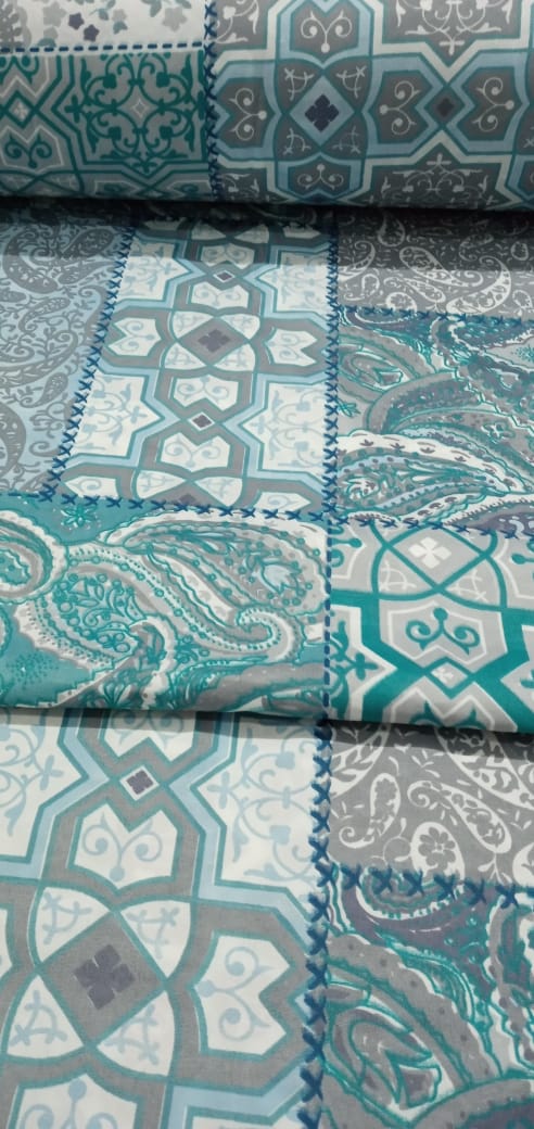 imagen de Sabanero patchwork 2.40 de ancho Poliester