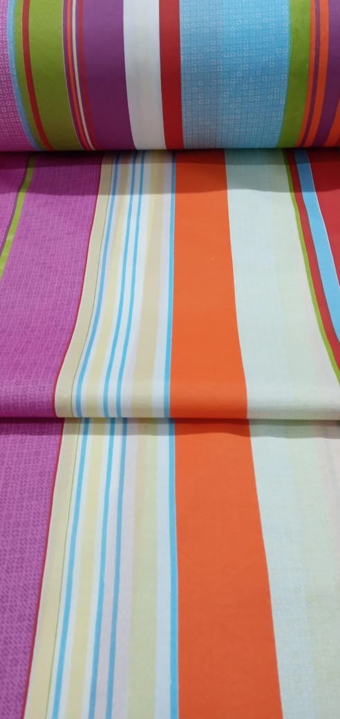 imagen de Sabanero rayado colorido 2.40 de ancho Poliester