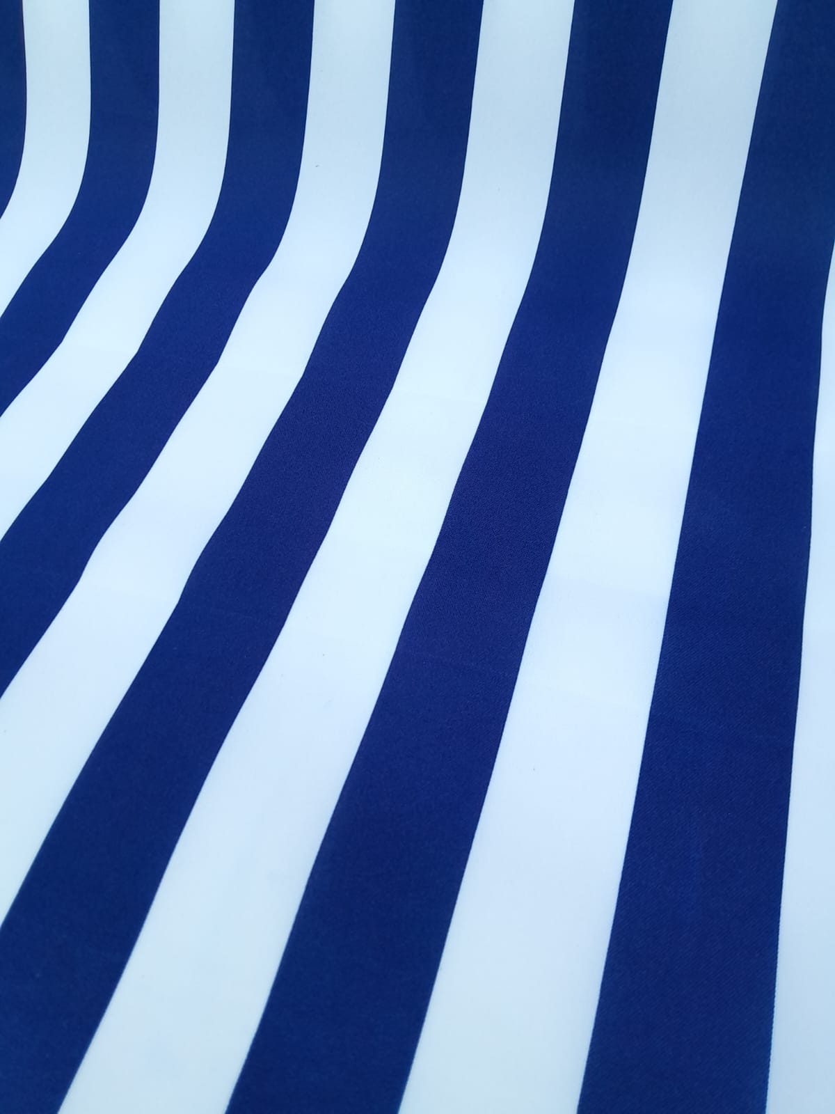 imagen de Lona rayada azul y blanco
