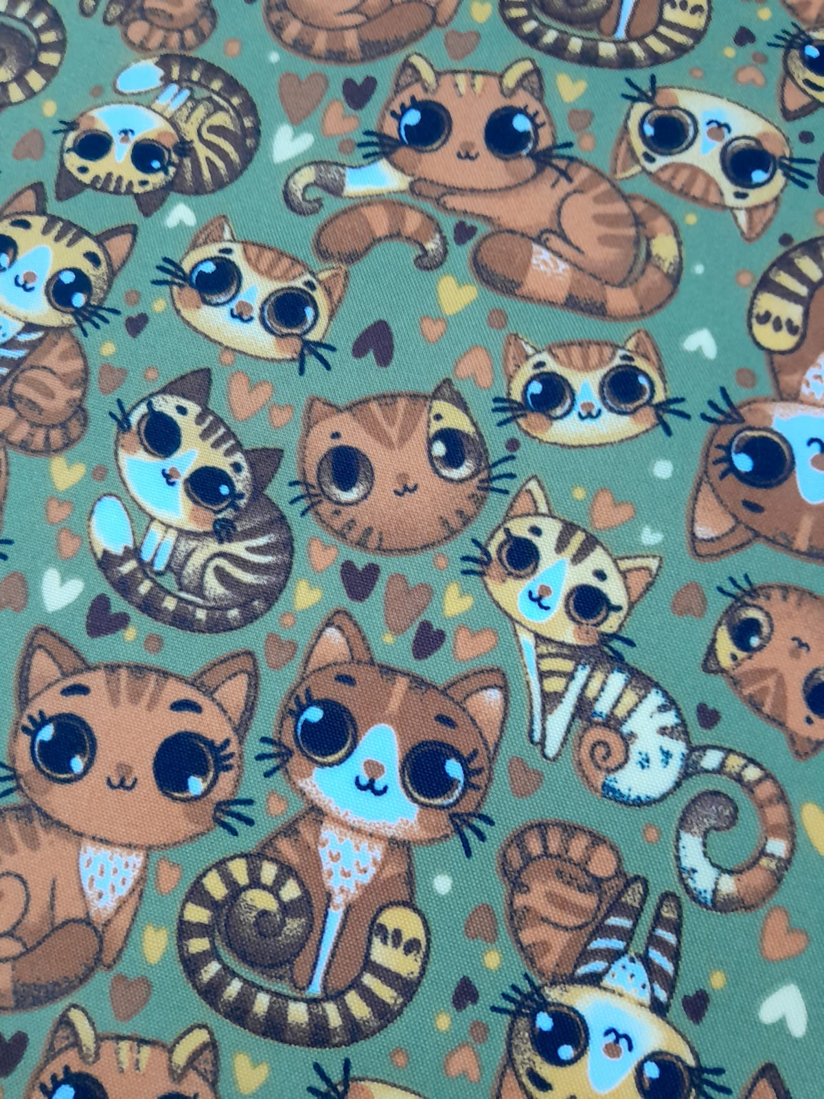 imagen de Lona estampada gatitos