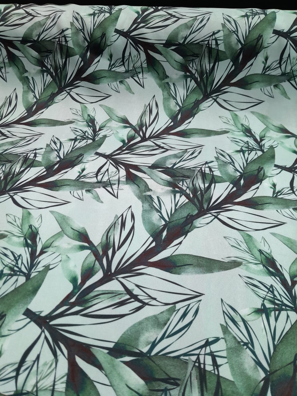 imagen de Tropical/mecanica hojas verdes