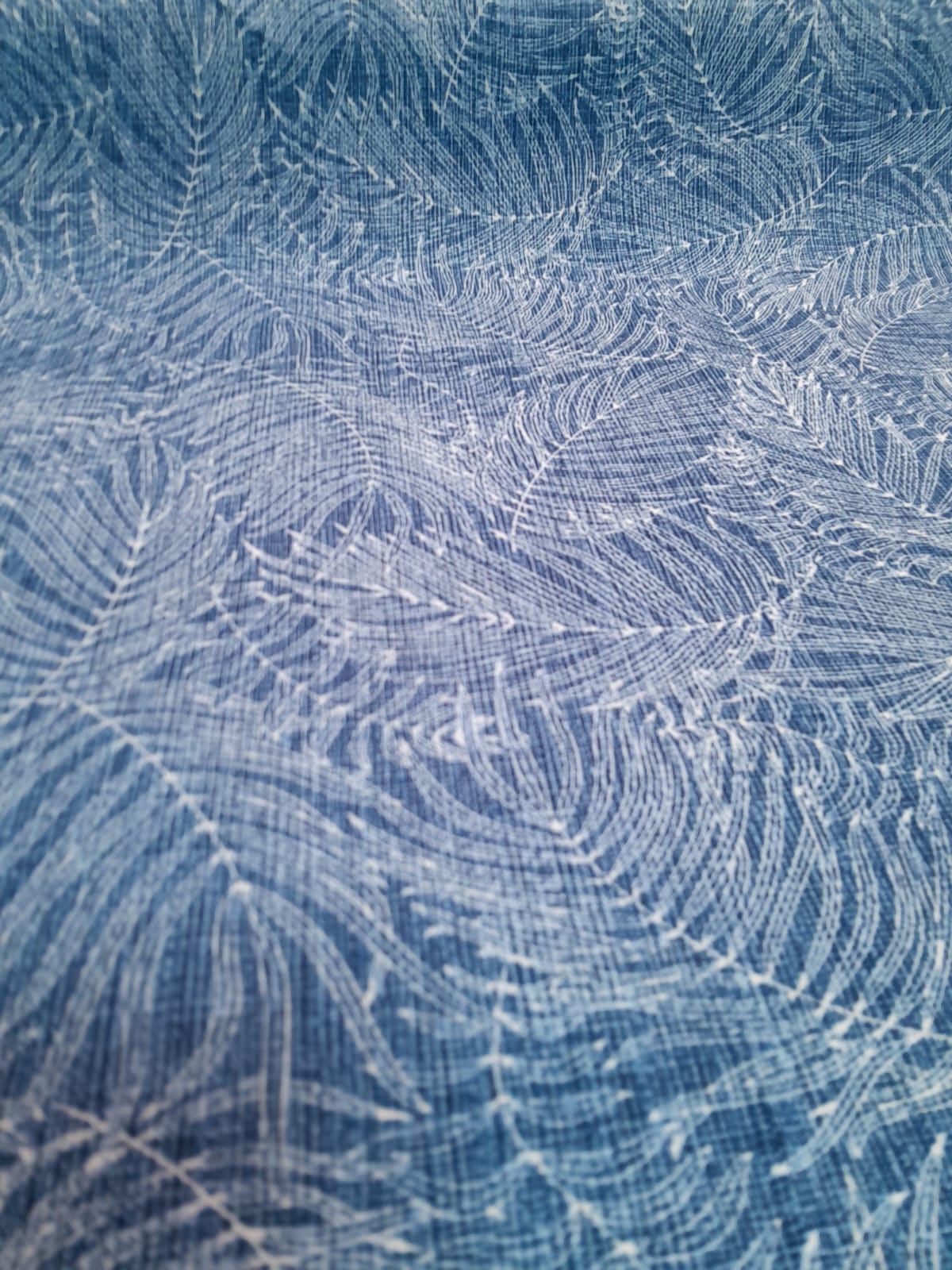 imagen de Tropical/mecanica tramado azul