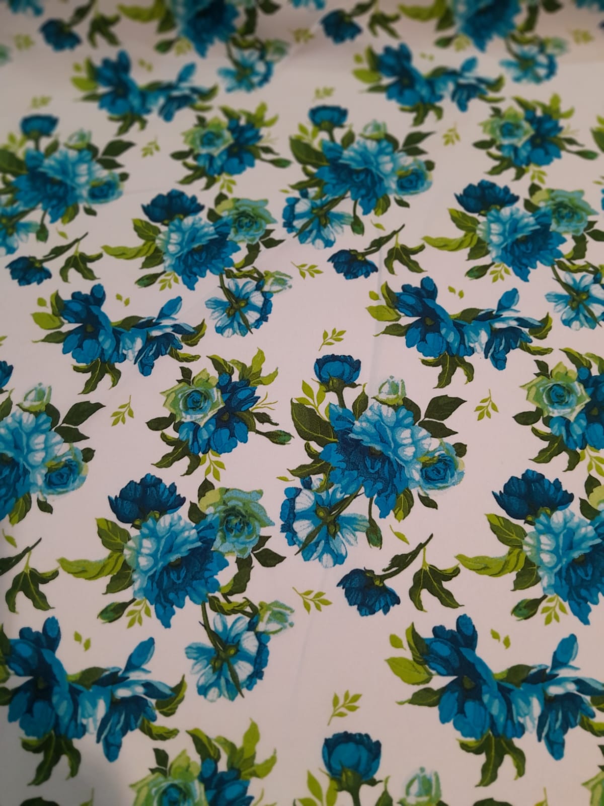 imagen de Mecanica/tropical flores turquesa