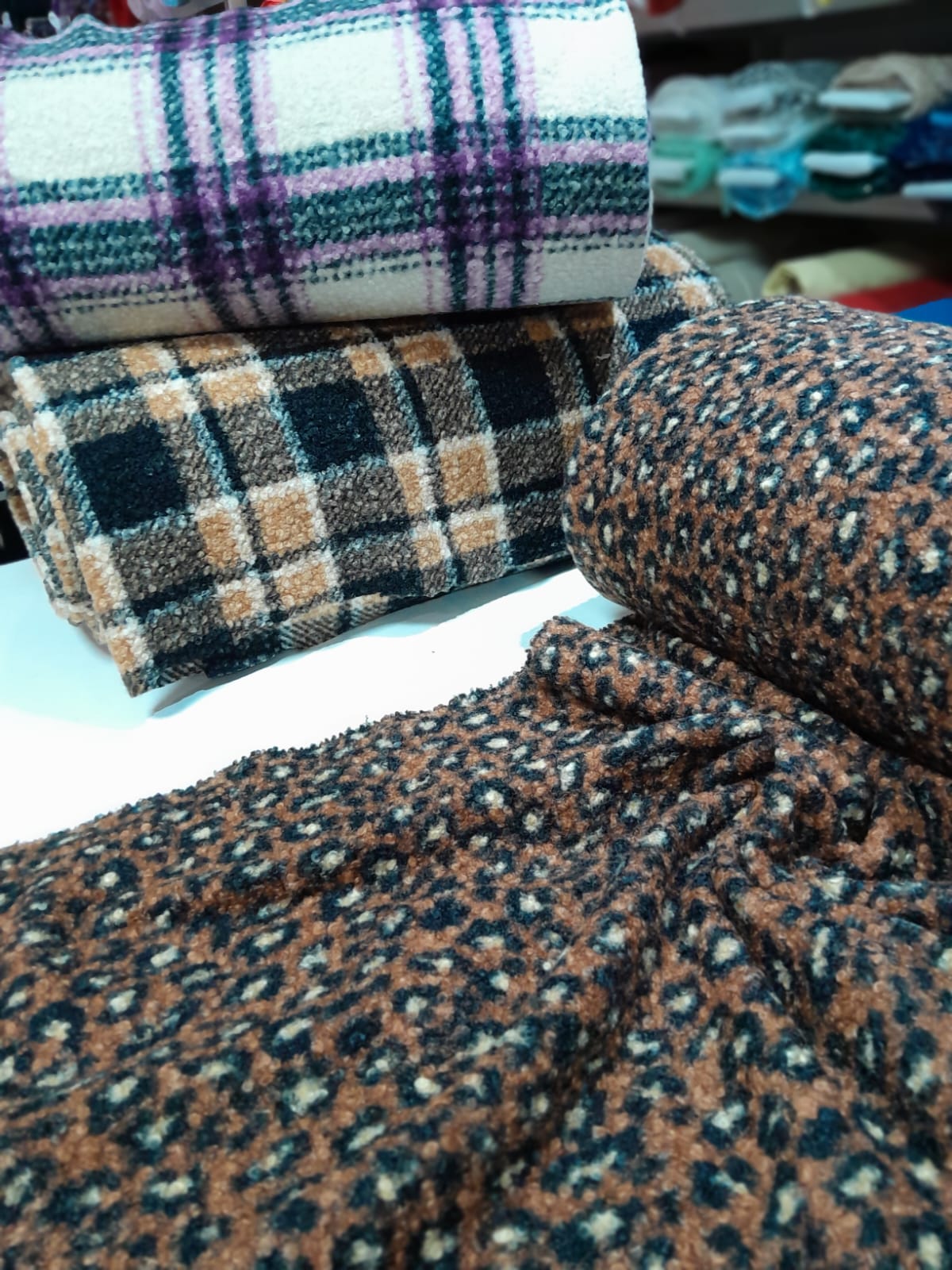 imagen de Paño boucle animal print