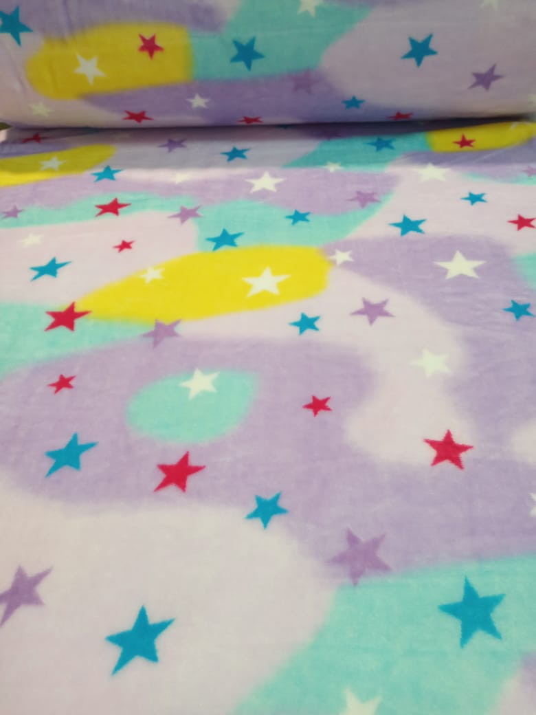 imagen de Polar soft estampado estrellas fondo unicornio