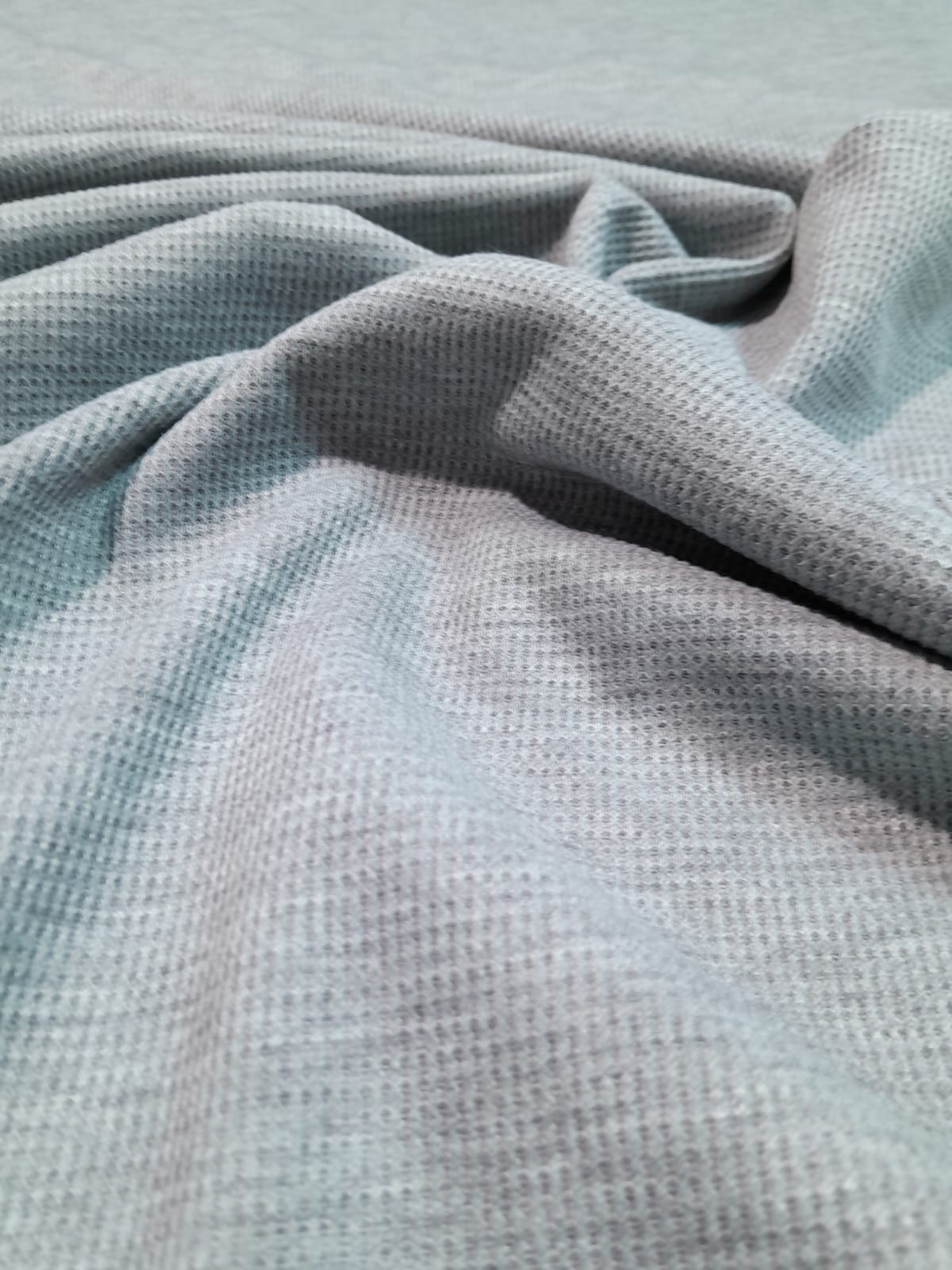imagen de Waffle elastizado gris melange