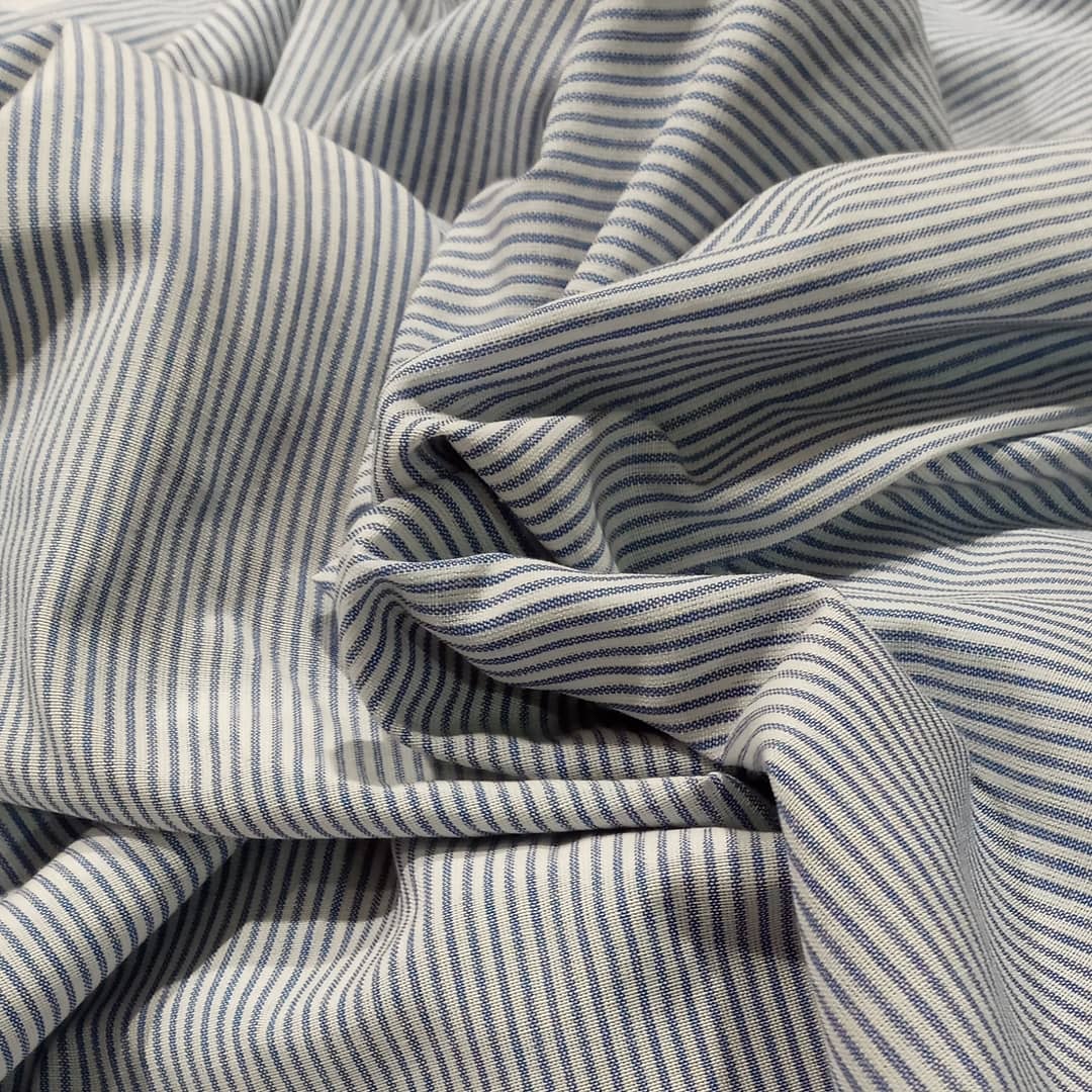 imagen de Lienzo rayado Azul