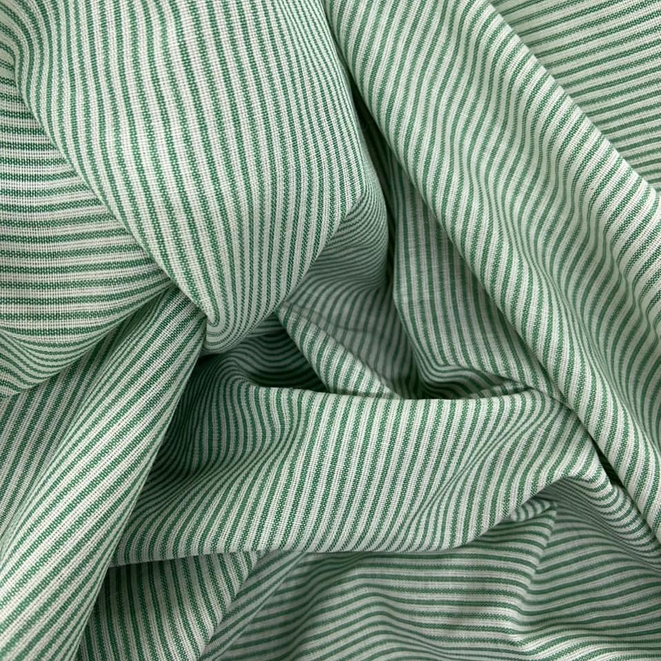 imagen de Lienzo rayado verde